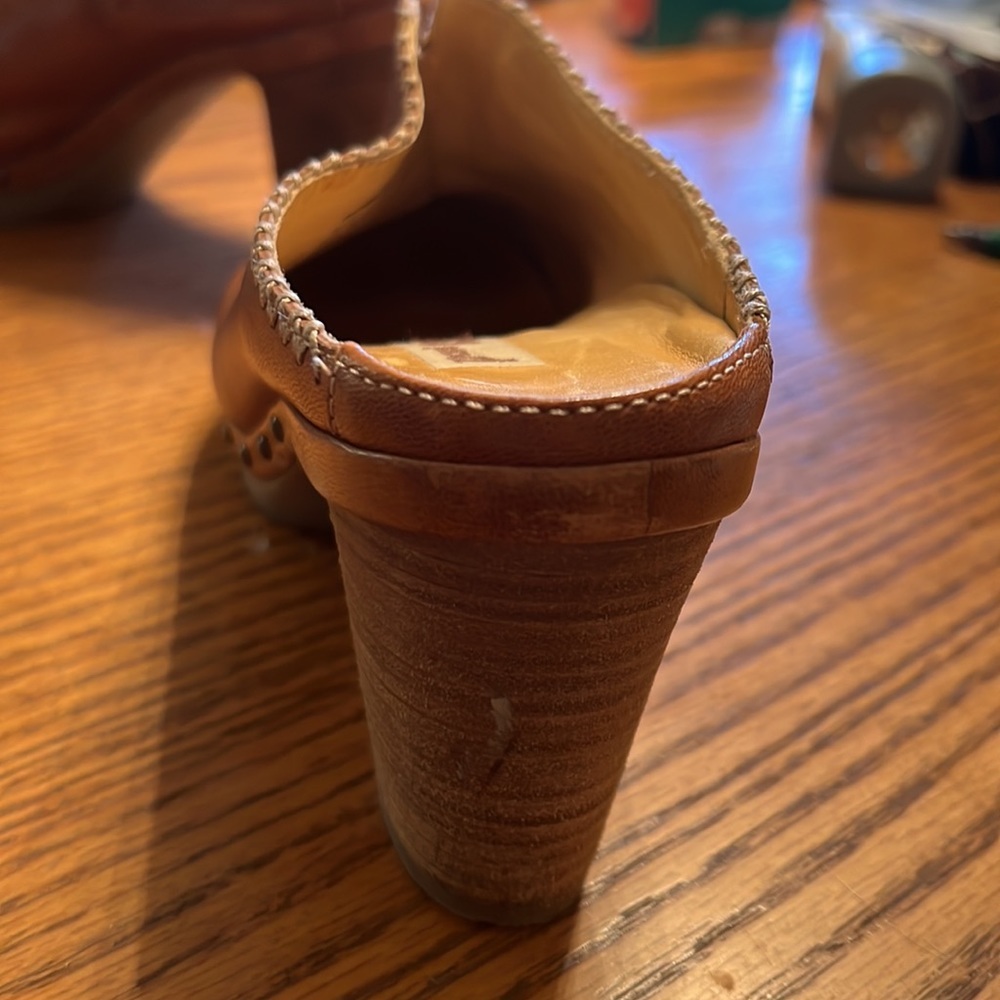 Paul Green Leather Mule Clogs size 61/2 - Picture 8 of 13
